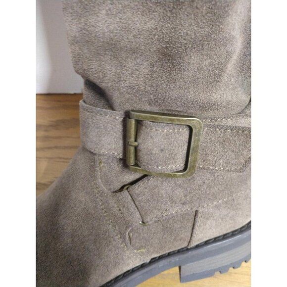 Carlos By Carlos Santana Womens Brown Suede Knee-High Sabina Boots 7.5M With Buc - Picture 11 of 14